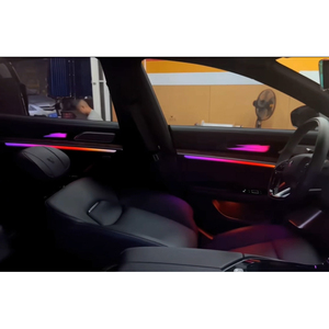 Bande lumineuse LED RGBIC en acrylique pour éclairage d'ambiance intérieur de voiture, lampe néon pour Neta S 2022-2024 (vente en gros) - Product Image 6