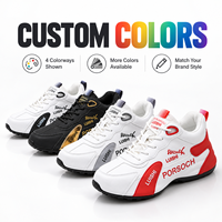 Chaussures décontractées de style rétro pour femmes, baskets basses personnalisées avec logo pour les marques de chaussures en marque blanche