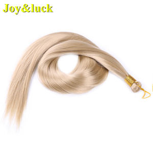 ผมต่อถักโครเชต์22 ''150g,ผมถักยาวตรงยาวสีดำธรรมชาติ - Product Image 6