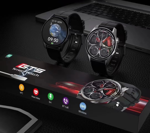 Noodata 1.28 inch màn hình lớn GT5 BT gọi điện thoại xoay lớn quay chế độ thể thao chuyên nghiệp NFC Đồng hồ thông minh - Product Image 3