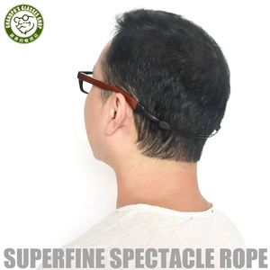 Sangle de maintien <span class=keywords><strong>pour</strong></span> <span class=keywords><strong>lunettes</strong></span> de sport unisexe noire, réglable, en silicone, avec logo personnalisé, en acier inoxydable fin, antidérapante, sans queue, en câble métallique - Product Image 6