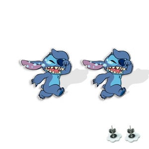 Hoa Tai Acrylic bán buôn đáng yêu phim hoạt hình khâu Bông tai trang trí trẻ em bên Món quà trang sức trang trí bông tai Phụ kiện tùy chỉnh - Product Image 3