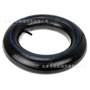 Tubo interior de caucho natural Zhejiang 4.80-8 con boca recta y curva para reparación de karts, cortacéspedes y carretillas de mano - Product Image 2
