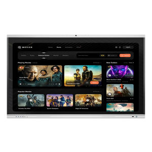 Tableau blanc interactif intelligent Android IFPD de 65/75 pouces avec écran tactile 40 points, téléviseur avec 48 caméras, enseignement éducatif, écran plat - Product Image 1