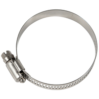 Collier de serrage américain standard galvanisé à vis sans fin pour raccord de tuyau