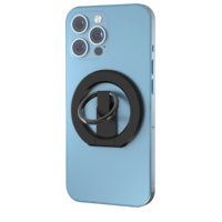 Support de téléphone de bureau rotatif pliable en alliage d'aluminium ultra-fin et super-résistant avec anneau magnétique, personnalisable OEM/ODM avec logo
