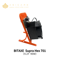 BITAXE Supra Hex 701 4.2T Machine de Minage Solo à Faible Bruit et Économique en Énergie SHA-256 Bitcoin/BCH/BSV Processeur de Données Informatique Métallique