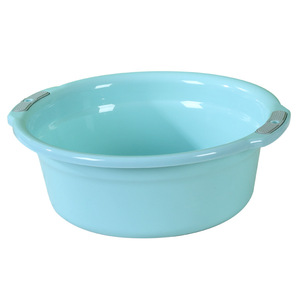 Bassine en plastique multi-usages, bassine à linge, bassine pour bain de pieds, couleurs rose, bleu, vert, origine Shandong - Product Image 2