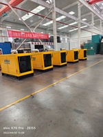 Générateurs diesel silencieux à châssis ouvert, sans balais, refroidis par eau, 600 kW, 750 kVA, 50/60 Hz, 1500 tr/min, triphasés, 400 V, 230 V, ATS