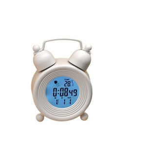 Réveil LCD en plastique pour enfants, mignon et créatif, avec affichage lumineux, mini-réveil de chevet, décor de chambre à coucher et de <span class=keywords><strong>bureau</strong></span> avec thermomètre - Product Image 5