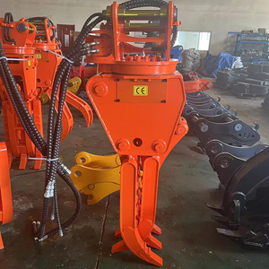 Hydraulic Grapple Saw Timber Claws Wood Cutting Tree Shear Wood Log Grapple Excavator Attachment in Japan