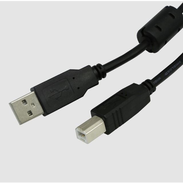 USB 2.0 Printer Print Line Data Cable 10 Meters Pure Copper Square-Head Connection