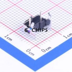 SKHLLDA010 Tactile Switch Through hole Component (THT) Switch Single Pole Single Throw Rectangle Button Right Angle Insert 7.3mm - Product Image 2