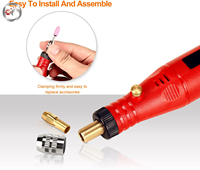 Kkmoon-Kit d'outils rotatifs personnalisés, Mini broyeur électrique sans fil, Machine