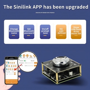 50W + 50W <span class=keywords><strong>Stereo</strong></span> <span class=keywords><strong>Bluetooth</strong></span> Âm Thanh Kỹ Thuật Số Power Amplifier Board Mô-đun Khối Lượng Phổ Âm Nhạc Nhịp Điệu Ánh Sáng D50L - Product Image 3