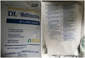 Aminoacidi additivi per mangimi Nhu/Cuc marca Dl-metionina