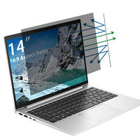 Filtre de confidentialité PET de haute qualité pour ordinateurs portables 14 pouces 16:9, anti-espionnage, anti-reflets, anti-lumière bleue, pour usage professionnel
