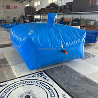 Agriculture Grand réservoir carré pliable pliable en tissu de bâche en PVC/Tpu pour le stockage de l'eau