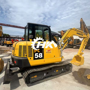 Di alta qualità <span class=keywords><strong>5.8Ton</strong></span> Komatsu pc58 crawler escavatore utilizzato miglior prezzo caratteristiche EPACE motore motore di trasmissione del cambio PLC componenti del motore - Product Image 1