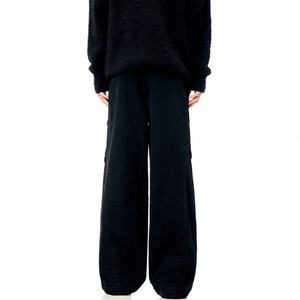 Prévente – Pantalon cargo large style américain, écologique, coupe ample vintage, coupe droite, décontracté, pour le printemps - Product Image 4