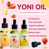 Huile de Yoni sacrée féminine à la pêche et à la fraise 100% naturelle Chinaherbs, huile de resserrement vaginal, flacons vaginaux intimes