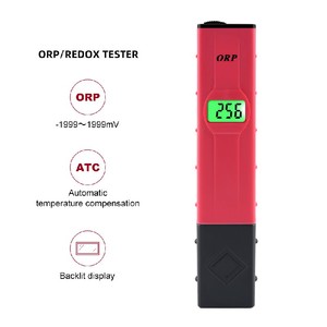 เครื่องทดสอบรีดอกซ์แบบมืออาชีพสำหรับการเพาะเลี้ยงสัตว์น้ำ1999mV การวัดด้วยจอแสดงผลแบ็คไลท์ชดเชยอุณหภูมิอัตโนมัติ - Product Image 2