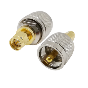 Adaptador Convertidor de Conector Coaxial RF Recto de 1 Pieza, UHF SO-239 PL-259 Macho Hembra a F/TNC/BNC/SMA/MCX/FME/Mini UHF - Product Image 1