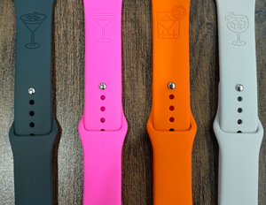 Correa de Silicona Grabada con Láser 3D Personalizada para Apple Watch S10 11 46mm Ultra 49mm SE 44mm con Hebilla de Acero Inoxidable - Product Image 3