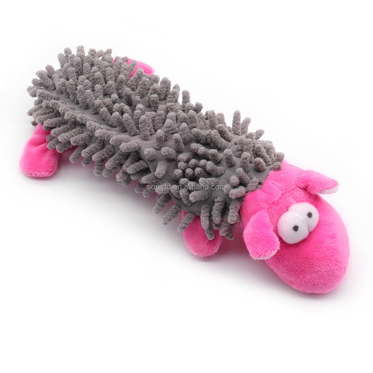 Pink grey hippopotamus