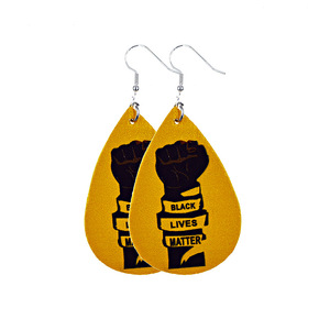 Venta al por mayor Negro Vive materia <span class=keywords><strong>pendientes</strong></span> en África molde puño círculo <span class=keywords><strong>pendientes</strong></span> de aro - Product Image 4