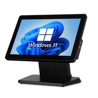 Harga Pabrik Langsung Sistem POS Restoran Layar Sentuh 15,6 Inci Mesin Kasir All-in-One CPU I3/i5/i7 Windows 10/11