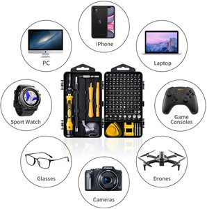 <b>Computer</b> Repair Kit 115 in 1 Magnetic Laptop Screwdriver Kit Precision Screwdriver Set <b>Small</b> Impact Screw Driver Set with Case - Product Image 6