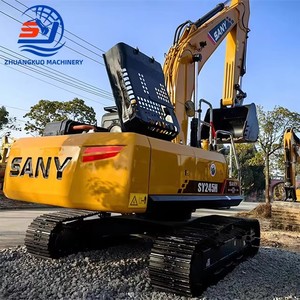 Excavatrice SANY SY245H de 25 tonnes avec moteur Isuzu, tarière, grappin, brise-roche et accessoires - Product Image 2