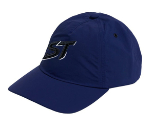 Blue Embroidered Baseball Cap Adjustable Strapback Hat <b>Cushioned</b> Brim Casual Sports Cap - Product Image 1