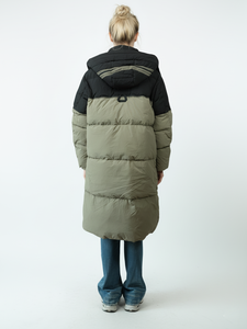 מעיל puffer ארוך יוניסקס שרוול ארוך מרוסק החורף למטה מעילים פרסה ברדס - Product Image 4