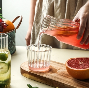 Bollitore trasparente contenitore di <span class=keywords><strong>acqua</strong></span> in vetro borosilicato alto per uso domestico per <span class=keywords><strong>acqua</strong></span> di <span class=keywords><strong>limone</strong></span> <span class=keywords><strong>e</strong></span> bevande fredde facile da pulire - Product Image 4