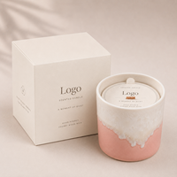 Souvenirs de mariage, cadeau, bougie aromatique en céramique à glaçure cristalline, bougie parfumée en cire de soja pour la décoration de la maison