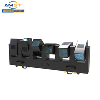 Luz de haz móvil profesional de 6 cabezales y 60W RGBW de doble cara con doble movimiento, control DMX y sonido, para DJ, club, KTV y espectáculos.