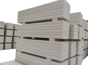 Concreto Aéreo Autoclavado Branco de Alta Qualidade (AAC) Edifício Oco Paver Polímero Decorativo Tijolos Parede Alvenaria Porosa - Product Image 6