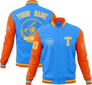 Chaqueta Varsity con Logotipo Personalizado para Hombre, Ropa Urbana, Chaqueta Bomber con Parches Bordados de Alta Calidad, Chaqueta de Béisbol Sublimada Unisex - Product Image 2