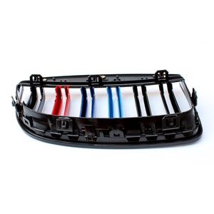 M3 style E90 gril de pare-chocs avant pour <span class=keywords><strong>BMW</strong></span> <span class=keywords><strong>série</strong></span> 3 E90 <span class=keywords><strong>M</strong></span> couleur double latte ligne style 2005-2008 - Product Image 4
