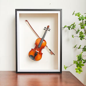 Cadre minimaliste pour <span class=keywords><strong>violon</strong></span>, en panneau de densité épaissi, cadre creux, matériel musical, peinture <span class=keywords><strong>d</strong></span>écorative, cadre 3D, chambre <span class=keywords><strong>d</strong></span>'enfant - Product Image 3