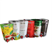 Ventes en gros en Chine de sachets aseptiques BIB de 1L, 2L, 3L, 5L pour vin, eau, lait, liquide, œufs, jus, sachet en boîte