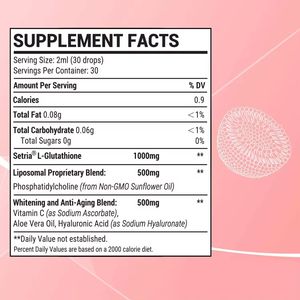 OEM 1500mg I-Glutathion Flüssiges Liposomales Glutathion Flüssige Tropfen für die Immungesundheit - Product Image 5