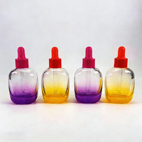 Nouvel Arrivage – Flacon compte-gouttes en verre dépoli ambré de 30 ml de qualité supérieure – Conception à fond plat épaissi pour sérum