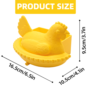 Porta Spugne a Forma di Gallina Stampato in 3D, Organizzatore Multifunzionale per Lavello da Cucina e Bagno, Senza Marca - Product Image 2