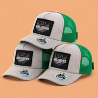Produttore OEM ODM di Cappelli Trucker a 5 Pannelli Personalizzati per Uomo, in Camoscio con Visiera Curva e Logo Ricamato