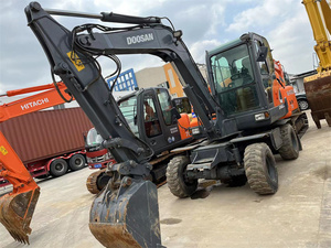 Excavatrice <span class=keywords><strong>sur</strong></span> pneus d'<span class=keywords><strong>occasion</strong></span> Doosan DX60WN de 6 tonnes, machine de construction d'<span class=keywords><strong>occasion</strong></span> à vendre - Product Image 5