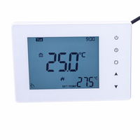 Termostato WIFI para Caldera de Gas con Pantalla Táctil de 230V, Control de Temperatura Ambiente Empotrado para Caja Italiana 503