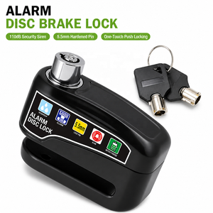 Candado de Disco con Alarma de Seguridad Antirrobo <span class=keywords><strong>para</strong></span> Freno de Motocicleta, Bicicleta, Scooter, Resistente al Agua - Product Image 2